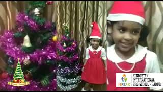 Angel Nita of HISTAR Pre Primary 2 & Evelyn Ann John PP 3 are here to spread the joy of Christmas.