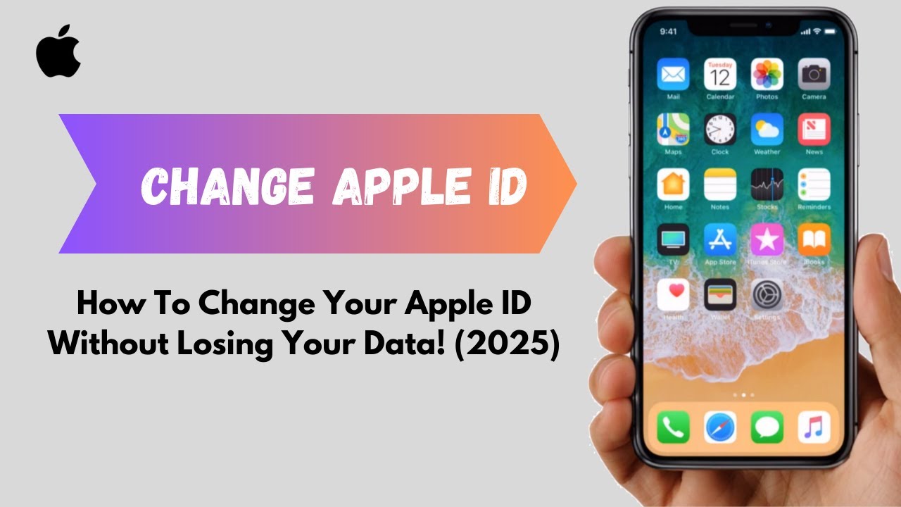 How To Change Your Apple ID Without Losing Your Data! (2025) - YouTube