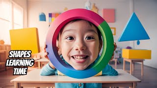 LEARN SHAPES SONG FOR KIDS: CIRCLE, SQUARE, TRIANGLE, RECTANGLE | SHAPE LEARNING FUN | DADAATV