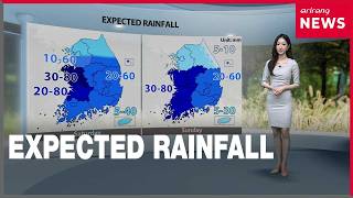 [Weather] Rain across most of the country this weekend