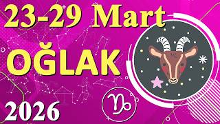 23 - 29 Mart Oğlak: Özel Hayatinizdaki̇ Düğümler Çözülüyor ✨♑️