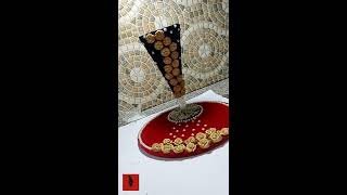 Doodh pilai glass decoration idea