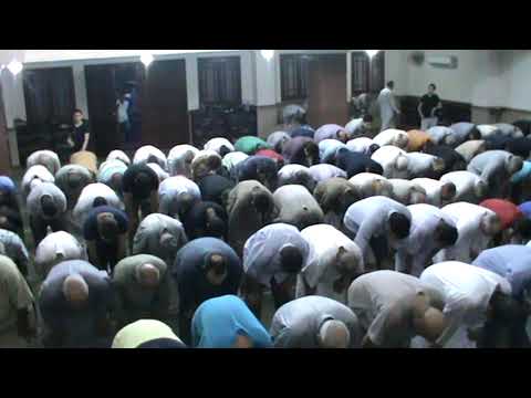 صلاة العشاء والتراويح من مسجد الزهور بنها