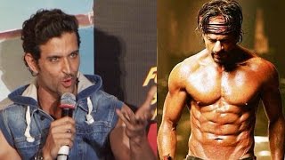 Hrithik Roshan comments on Shahrukh Khan's 8 PACK ABS in Happy New Year