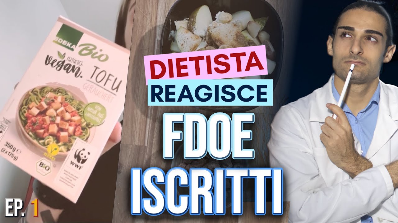 Dietista Reagisce A Cosa Mangiano i Suoi Follower - Episodio 1