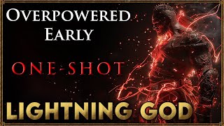 OP Early in 20 Minutes Faith Lightning One Shot Bosses Build (Prophet) | Elden Ring screenshot 4