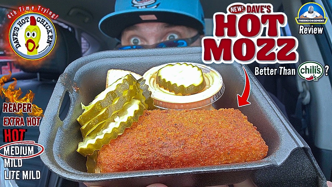 Dave's Hot Chicken® Hot Mozz Review! 🔥🧀 | Fried Mozzarella Better Than Chili's®? | theendorsement