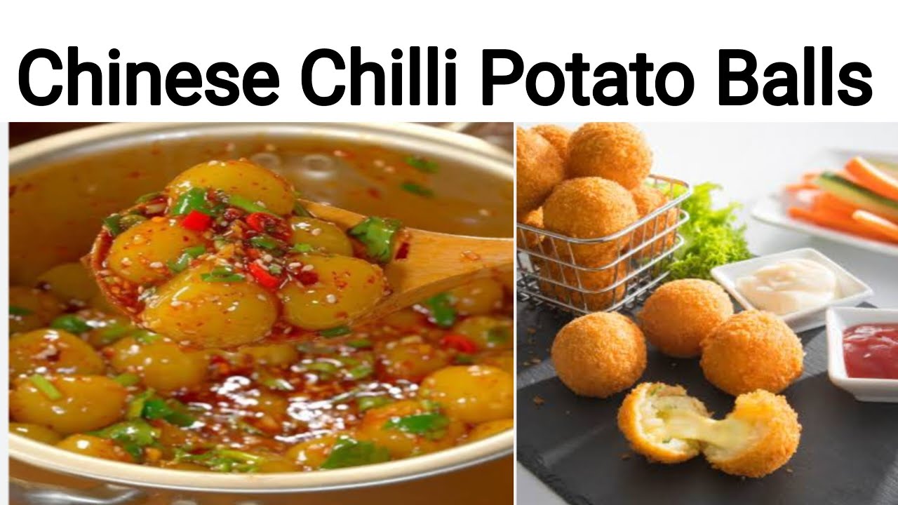 Chinese Chilly Potato Balls | Chinese Snack Recipe | @kitchengardenvlog ...