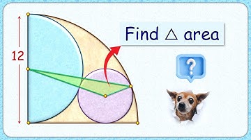 Quadrant, semicircle, circle and triangle   #maths #geometry #cds #cat #sat #iit #cbse #ssc #cgl 242