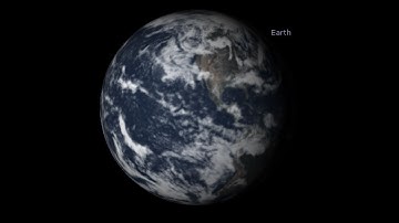 Earth Viewed from Moon using Stellarium- Details in Description