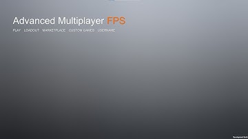 Unity3D Advanced Multiplayer FPS Menu Showcase (ASSET STORE!!)