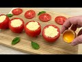 Hast du Tomaten und ein Ei? Leckerer Tomatensnack im Ofen! Vorspeisen Rezepte #82