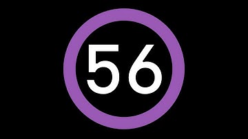 56-Second Countdown Timer - Dark Background + Circular Progress Bar + Ending Sound