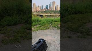 The Begode RACE Overlooking The River and Downtown #begoderace #euc #electricunicycle