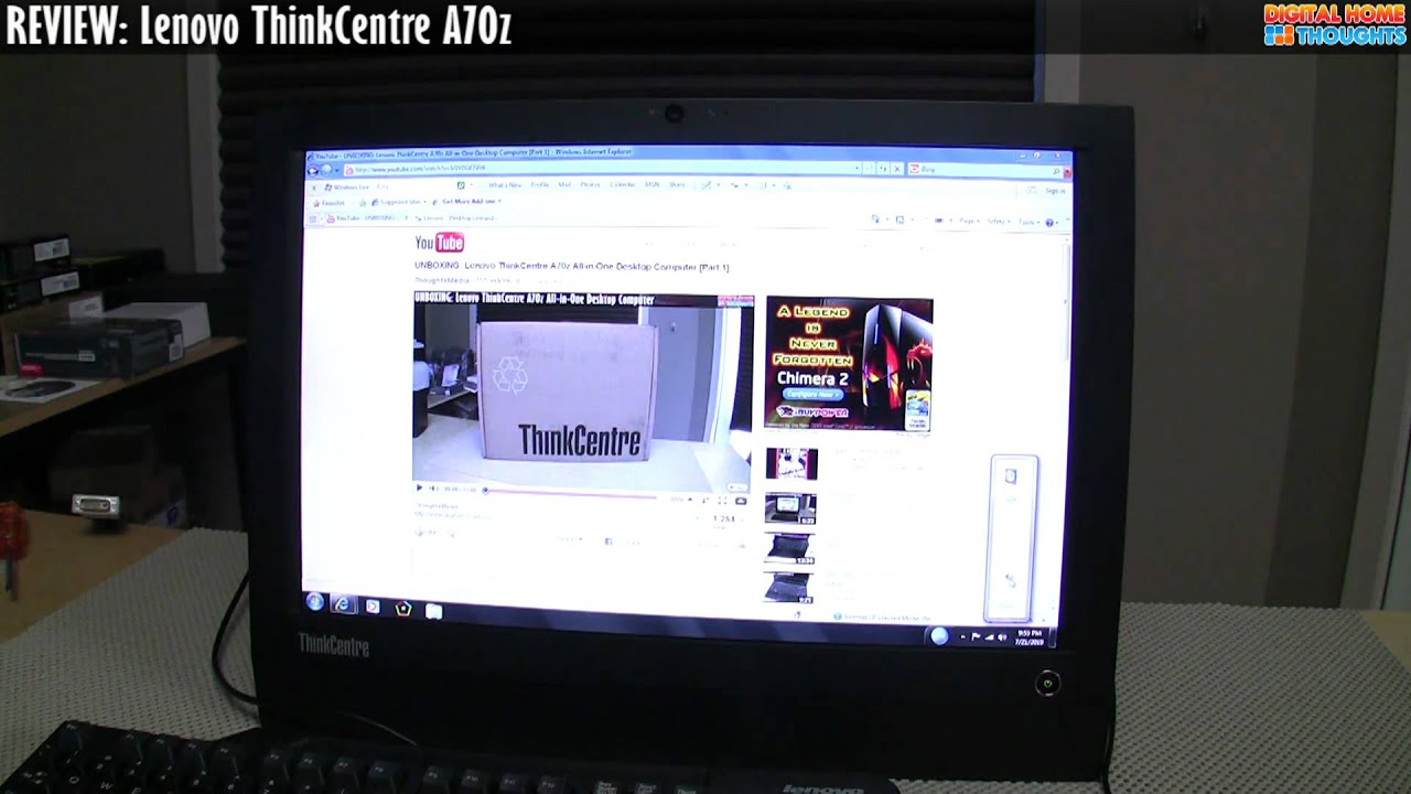 REVIEW: Lenovo ThinkCentre A70z All-in-One Desktop Computer