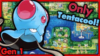 Can I Beat Pokemon Red with ONLY Tentacool? 🔴 Pokemon Challenges ► NO ITEMS IN BATTLE