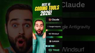 Best AI Coding Tools 2026! #antigravity  vs #windsurfai  vs #cursor  vs #claude  Code vs #træ  AI 🔥