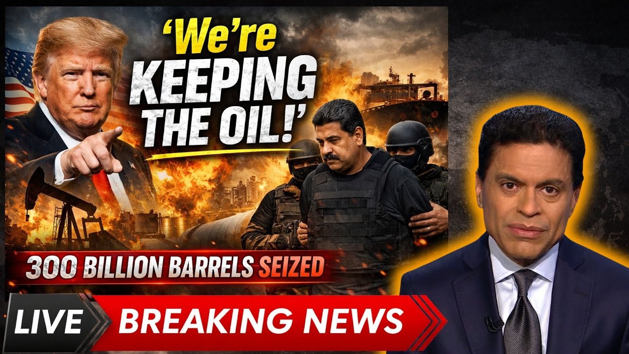 We’re Keeping the Oil’: How 300 Billion Barrels Rewrote Global Power Overnight