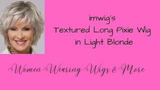 IMWig Review for Textured Long Pixie Wig in Light Blonde