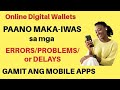 HOW TO AVOID ERRORS/PROBLEMS/DELAYS IN ONLINE TRANSACTION ON DIGITAL WALLETS LIKE GCASH BabyDrewTV
