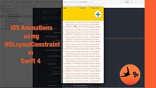 iOS Animations with NSLayoutConstraints and Swift 4