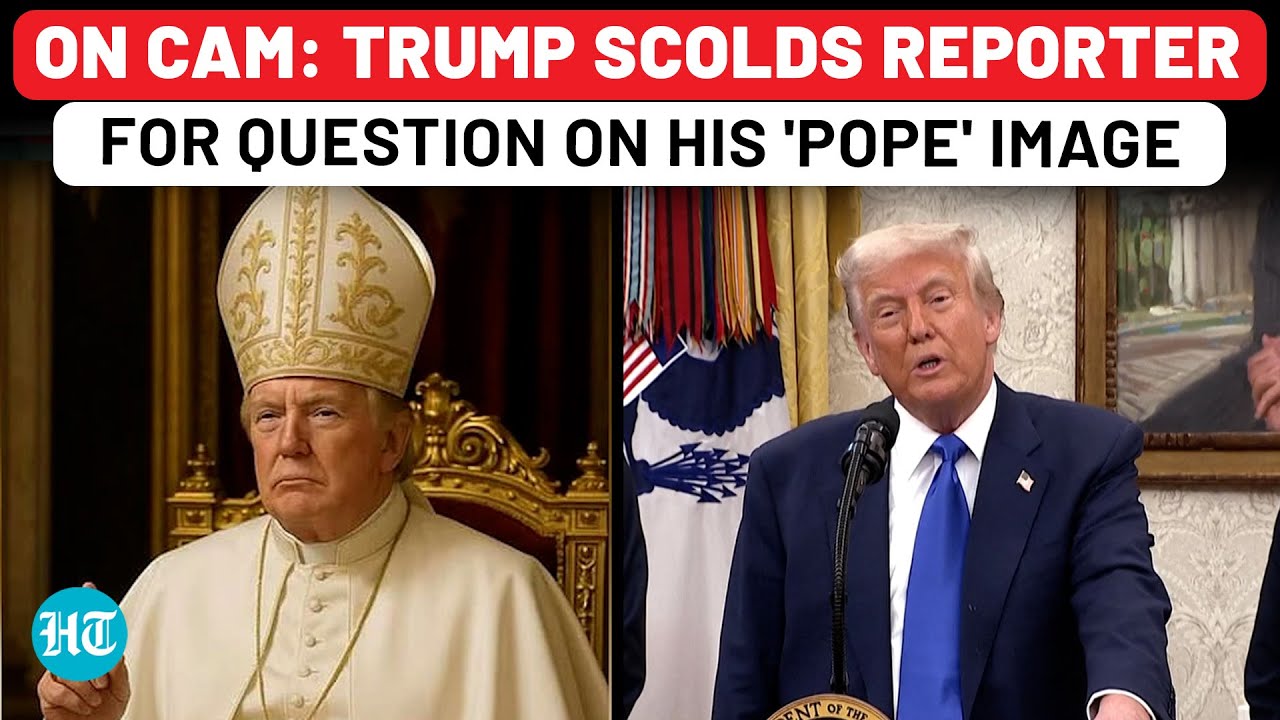 On Cam: Trump Shuts Reporter Up For Question On His Pope Dress Image|  Vatican| Francis| Catholics