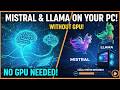 How to Run AI Models Offline Locally on CPU Only | Mistral & LLaMA GGUF Tutorial