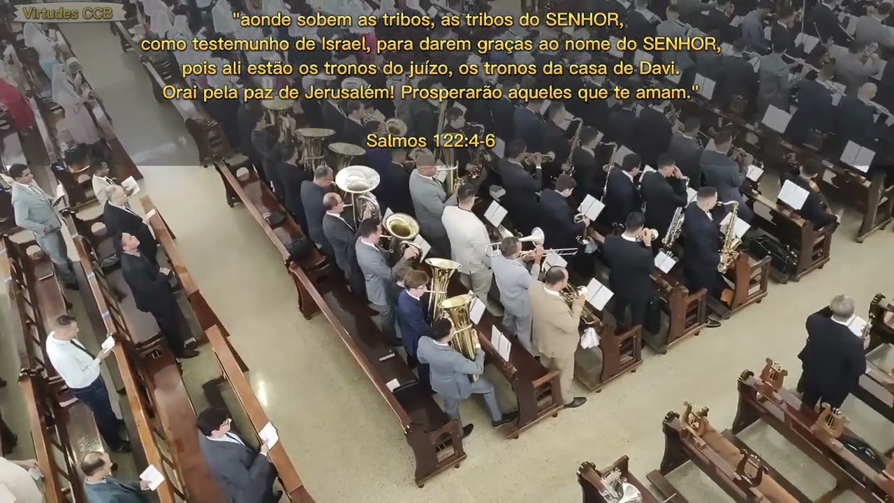 Que Lindo 🥰!!!! Hino 121 - O meu socorro vem do senhor - CCB Brás 