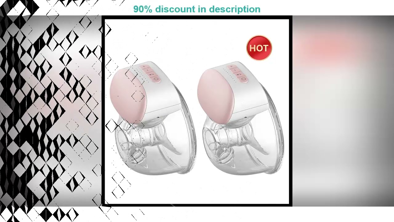 #2/1pcs BB-P1 Wearable Breast Pump Hands Free Electric Portable Wearable Breast Pumps BPA-free Brea