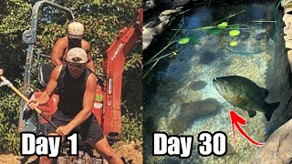 Building Big B Backyard Pond From Scratch