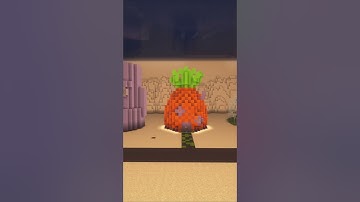 Minecraft SpongeBob BikiniBottom #minecraft #spongebob #minecraftbuild