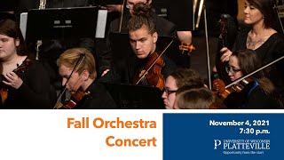 Uwplatteville Fall Orchestra Concert    November 4 2021