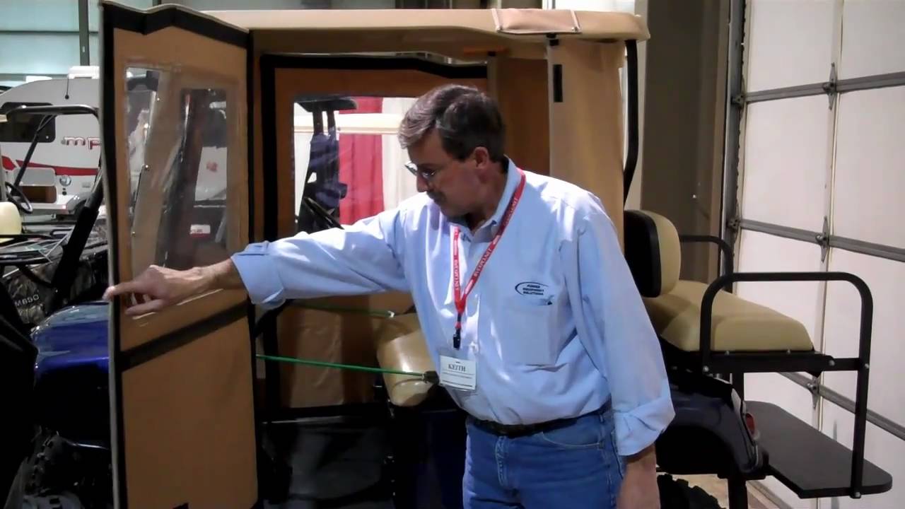 Mulligan's Swinging Door Golf Cart Enclosure YouTube