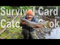 Grim Survival Fishing Card Trout Catch and Cook Day 19 of 30 Day Survival Challenge Canadian Rockies