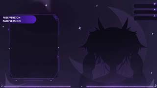 Gothic Celestial Vtuber Stream Overlay Animated #vtuber #streamoverlay