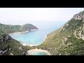 Agios Afionas Beach / Korfu aus der Luft