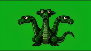 8-BIT CHARACTERS on Chroma Key "8"