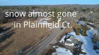 3 /10/ 26, snow almost gone in Plainfield Ct,