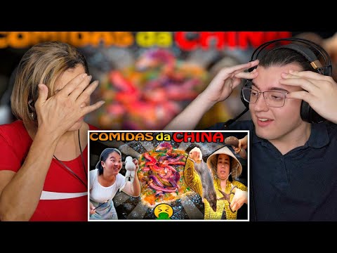 🔴 As Mais Nojentas Comidas da China! Pior que as Indianas! Comidas Asiáticas* [@FaladeTudo] *REACT*