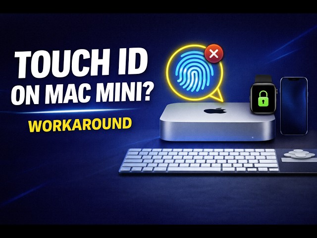 Add Touch ID to a Mac Mini - YouTube