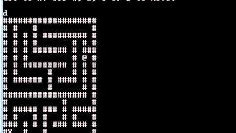 Maze game I made in C++