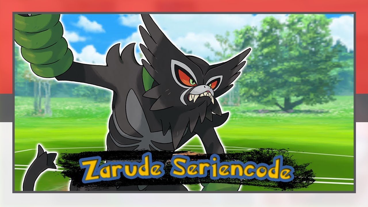 ZARUDE in POKÉMON SCHWERT & SCHILD erhalten | Seriencode-Verteilung