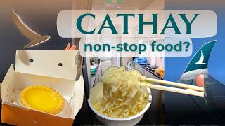 Cathay Pacific A350-1000 Economy | Unlimited Snacks & Great Food?! | Trip Report