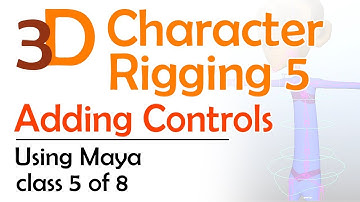 3D Maya Character Rigging 5: Adding Controls