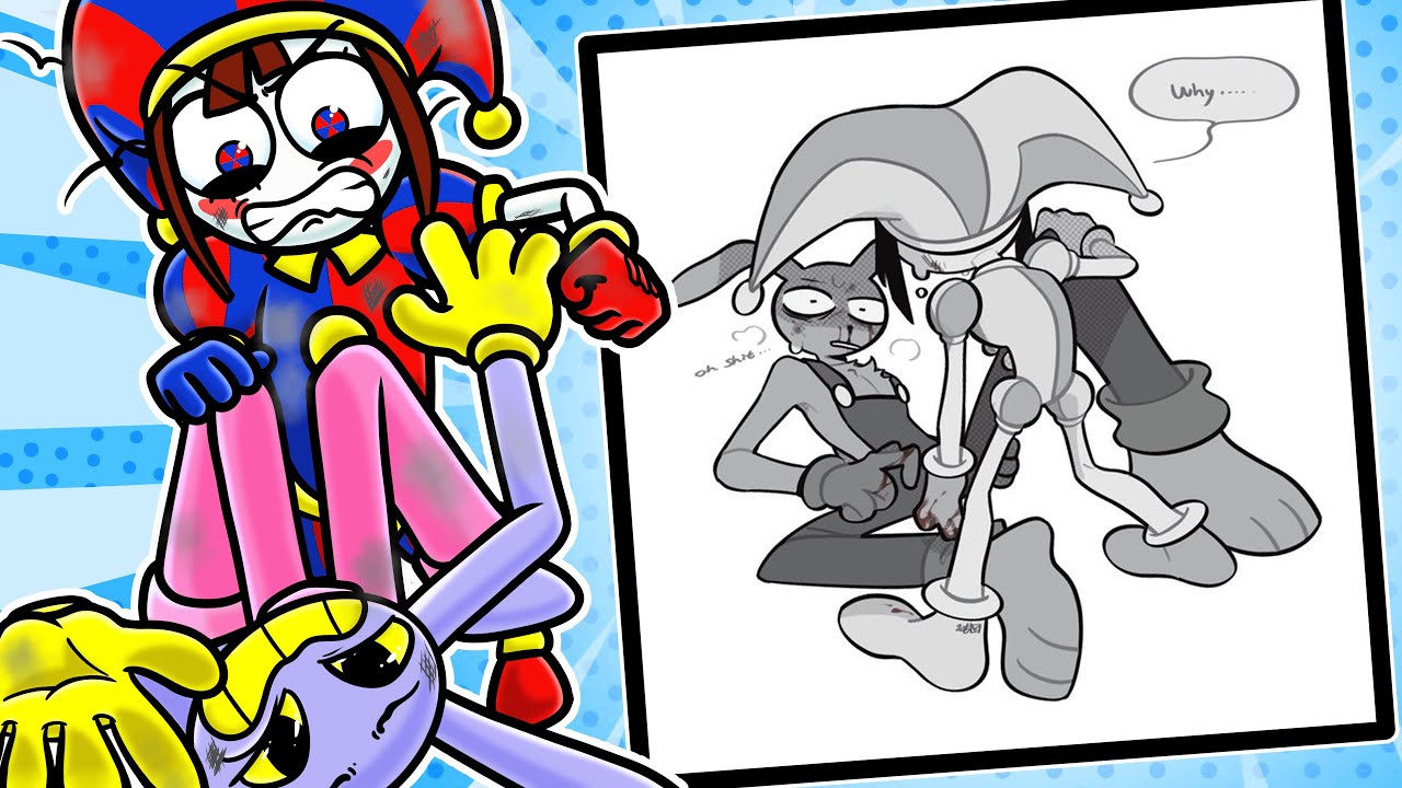 Jax e Pomni BRIGARAM nesse REACT de IMAGENS! | Circo Digital