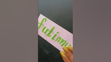 💚 Satisfying Calligraphy ✨ | #shortvideo #thesatisfyingarts #calligraphy #satisfying #viral