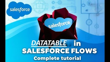 FLOW29: Datatable in Salesforce flows Complete tutorial (PART 1 + PART 2 + PART 3) || SALESFORCE