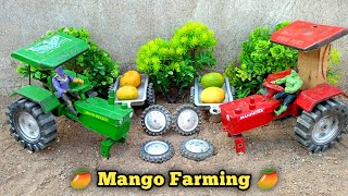 mango farming loading for tractor Trolly Die Tractor Model tractor tyres re-fitting part 11 #viral