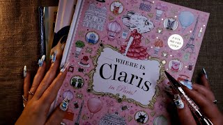 ASMR Books Tracing, Tapping, Flipping for Relaxation✨ Whispering & Reading 📚