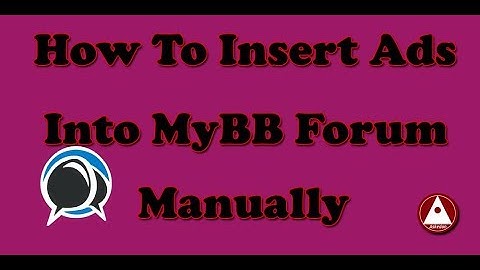 How To Add/Insert Ads In MyBB Forum Manually/Without A Plugin